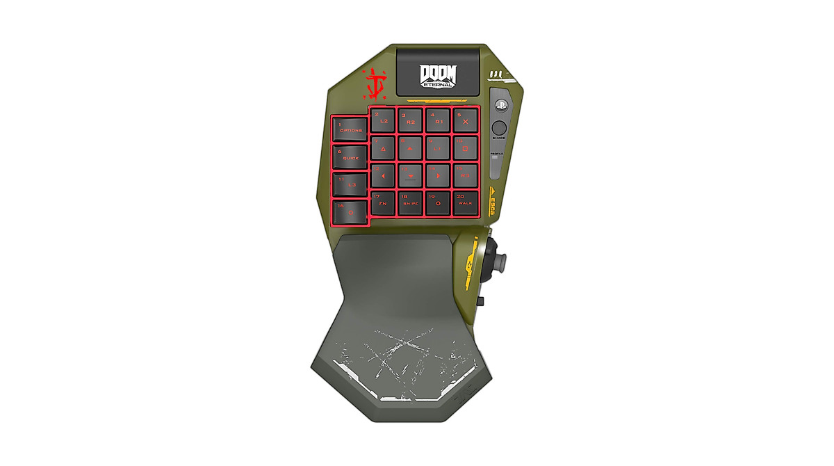Hori TAC Pro M2 DOOM Edition: PS4/PC FPS Keypad & Mouse