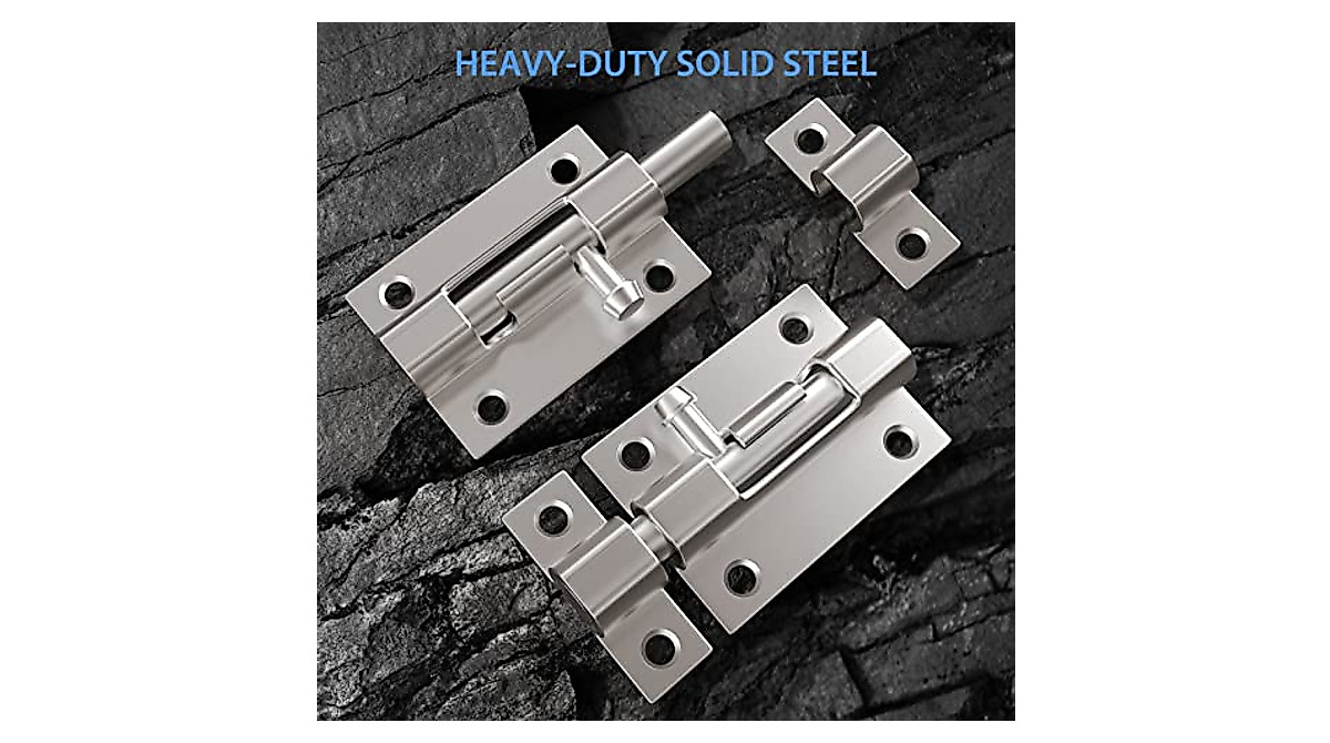 Keyless Entry Steel Slide Latch Lock - Secure Your Home