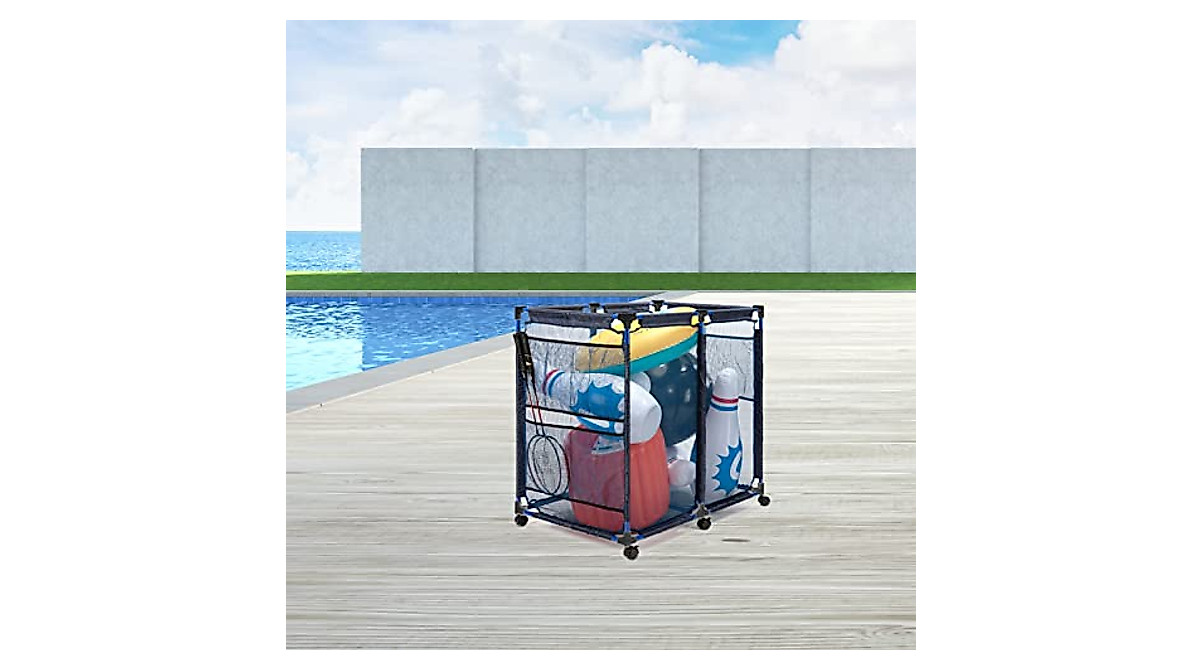 PARANTA Pool Storage Bin - Durable Mesh Container