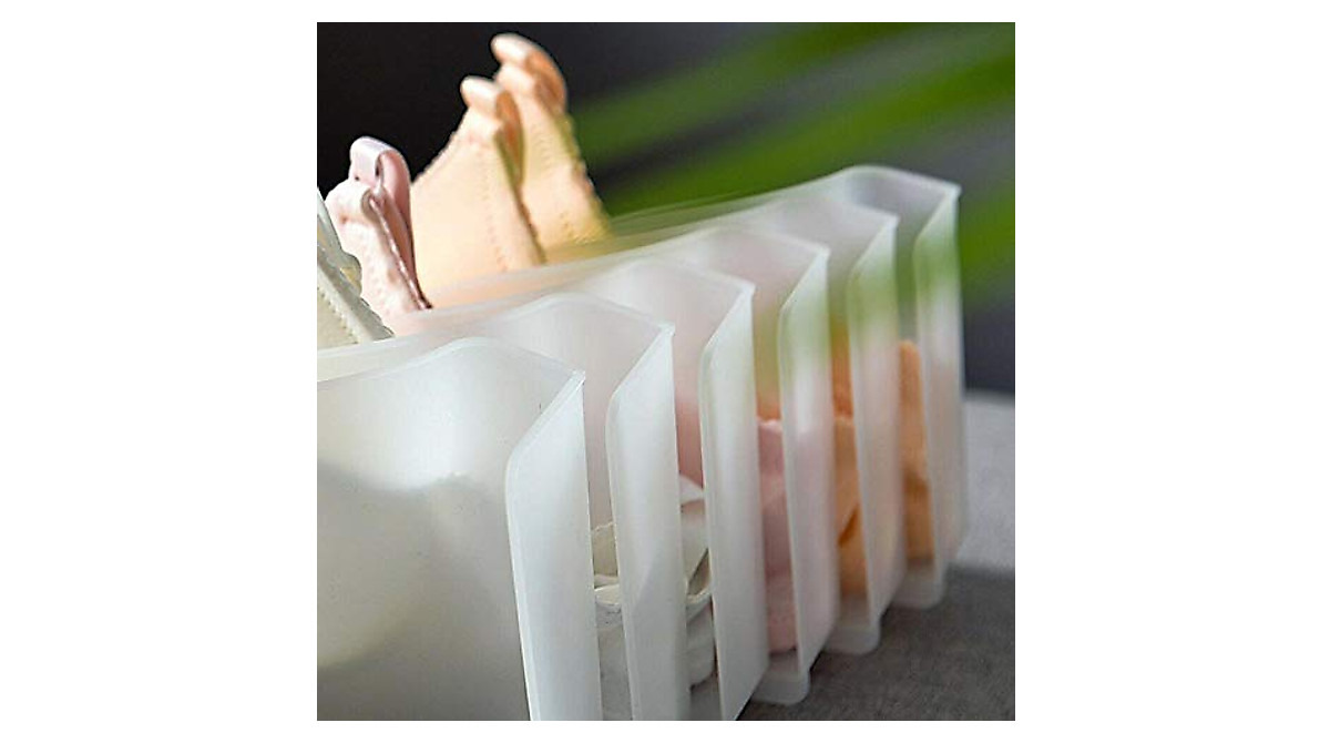NewMoo 6Pcs Underwear Organizer - Stackable, Eco-Friendly & Modern