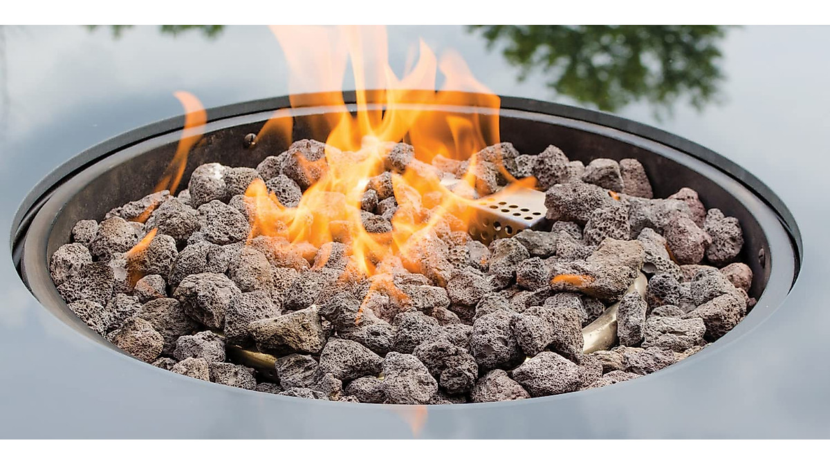 Natural Lava Rocks for Grilling - Even Heat & Flare Up Control