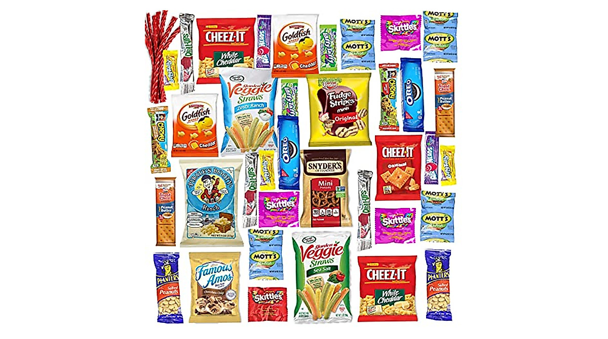 Birthday Gift Basket with 45 Snacks & Treats | Perfect Party Surprise