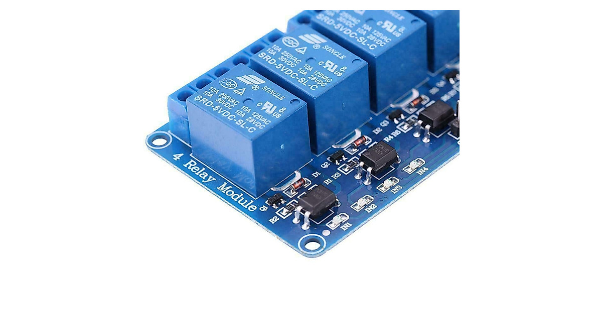 Gump's Grocery 5V 4-Channel Relay Module for Arduino