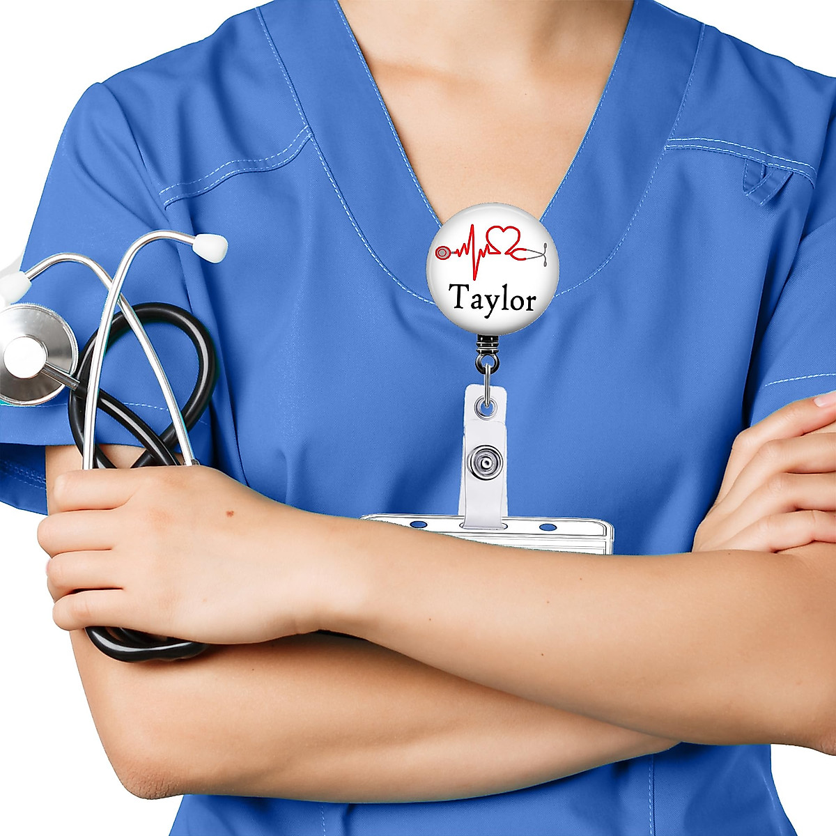 Personalized Stethoscope Tag - Custom Name Design