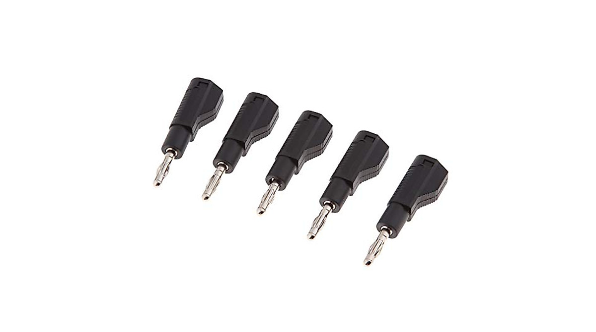 Gazechimp 10PCS 4mm Stackable Banana Plugs - Red & Black Enhances ...