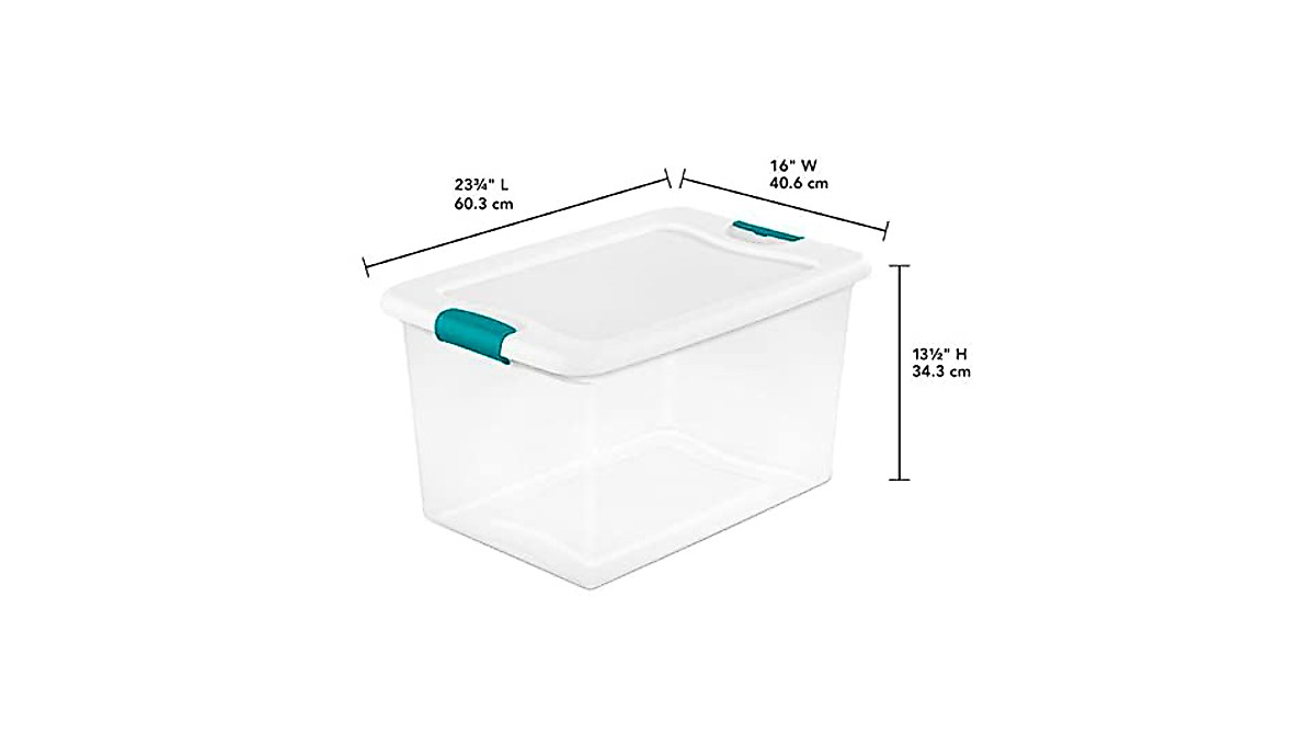 Sterilite Storage Totes - 106 Qt & 64 Qt Organizers