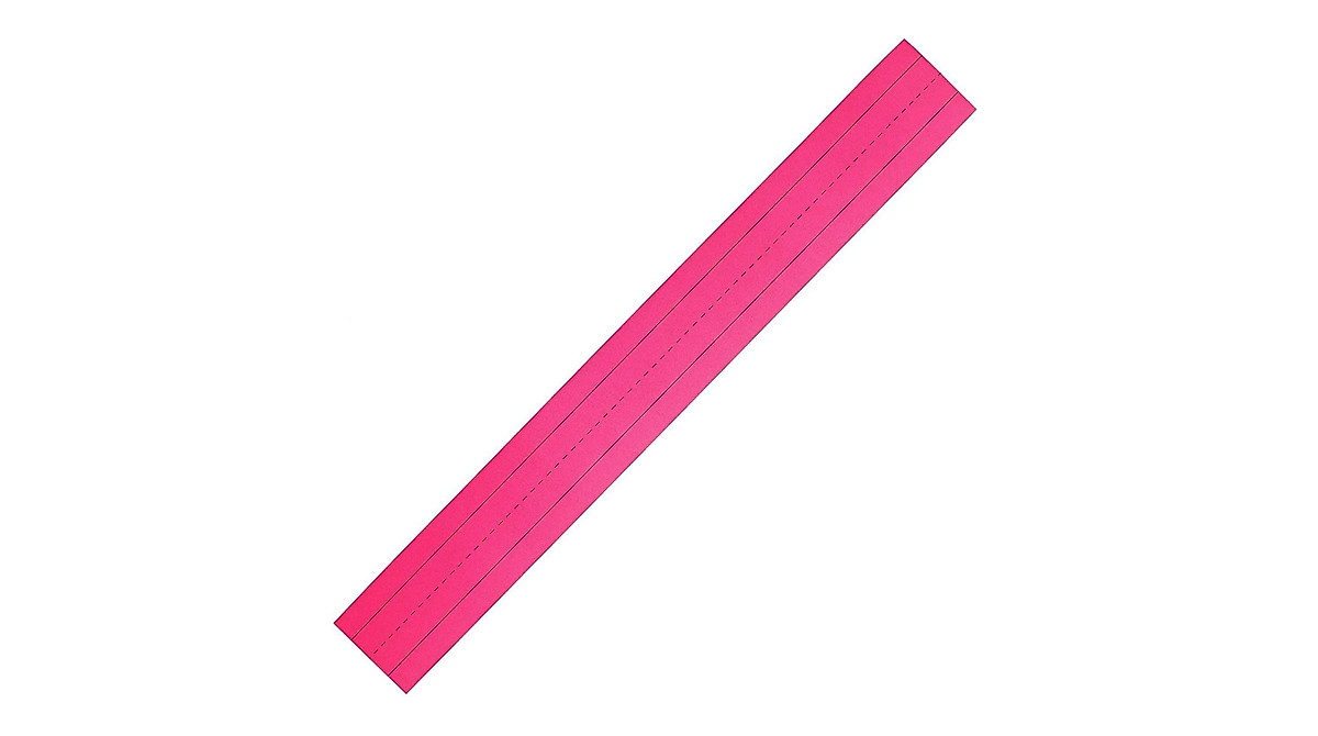 100 Pack Classroom Sentence Strips - Durable, Colorful & Versatile