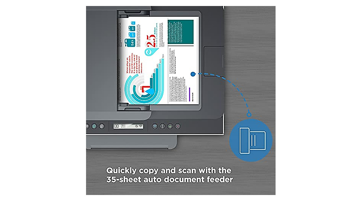 HP Smart Tank 7301 Wireless All-in-One Printer | High-Volume Ink Savings