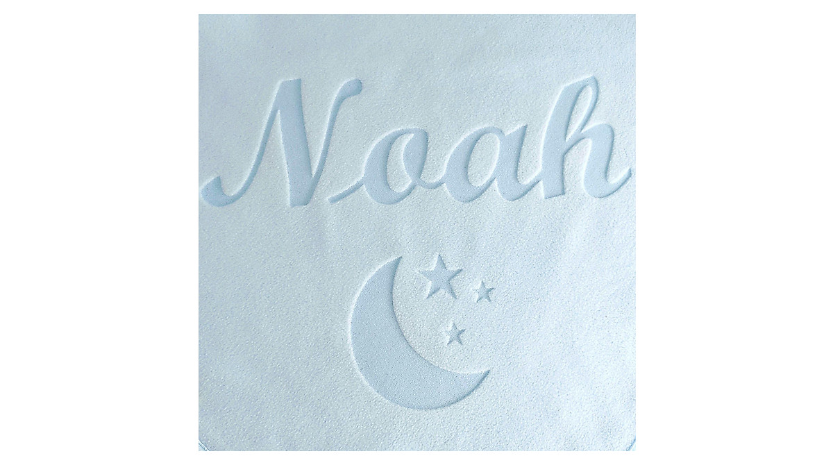 Ninnaoh - Baby Boys Blue Babygrow, Bib & Blanket Set main image 1