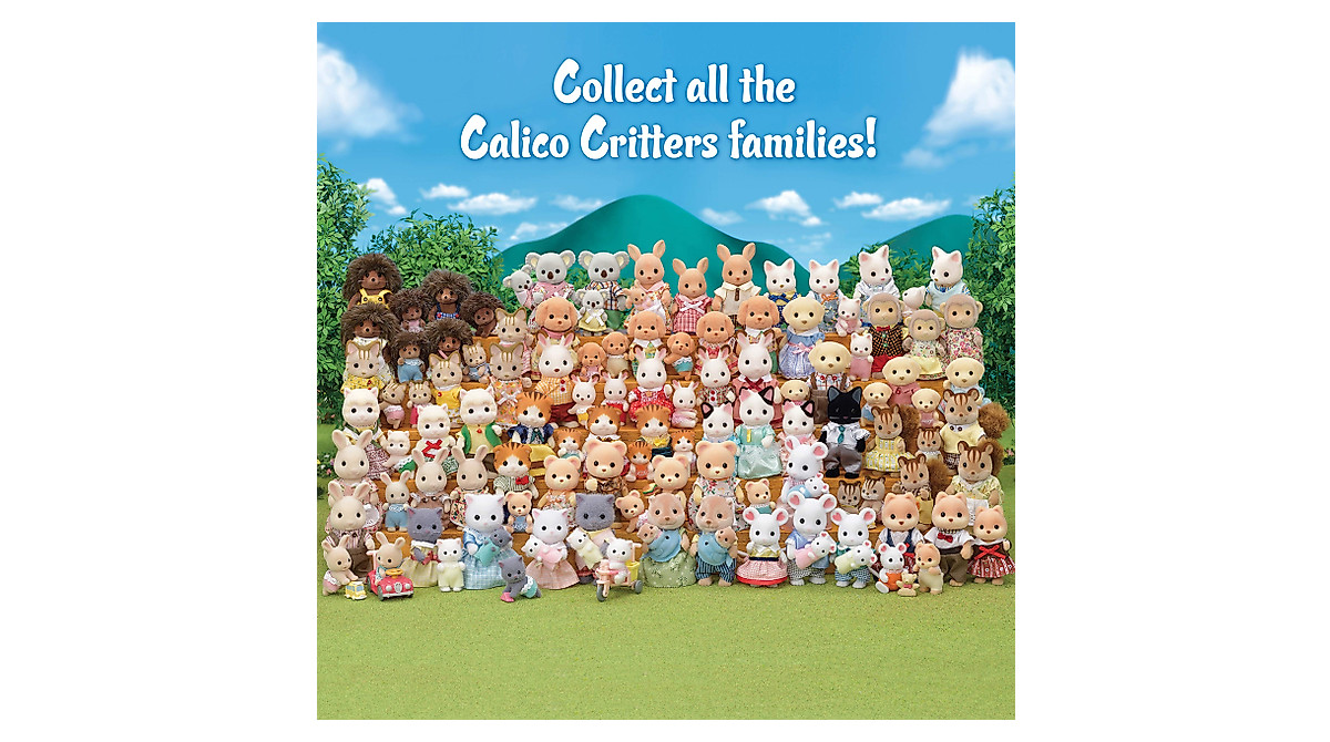 Calico Critters Marshmallow Mouse Family Dolls - Imaginative Play