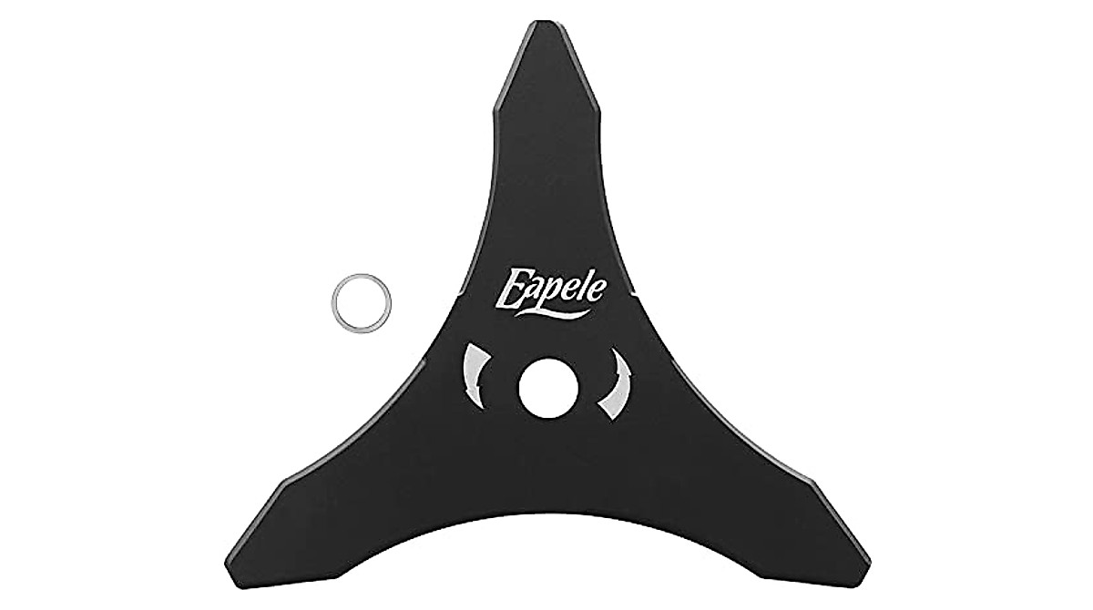 Eapele 12-Inch Carbide Steel Brush Cutter Blade for Heavy-Duty Weed Removal
