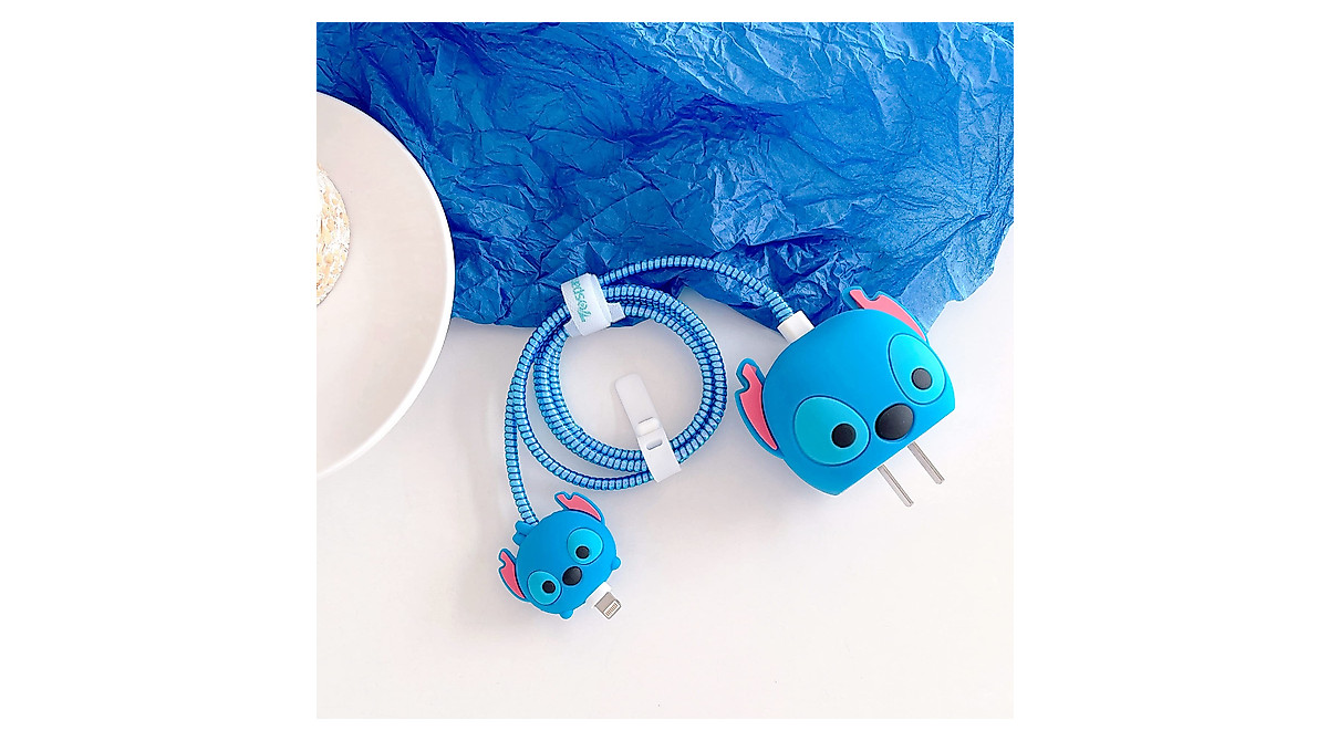 3D Cartoon Charger Protector Case for Apple Adapters