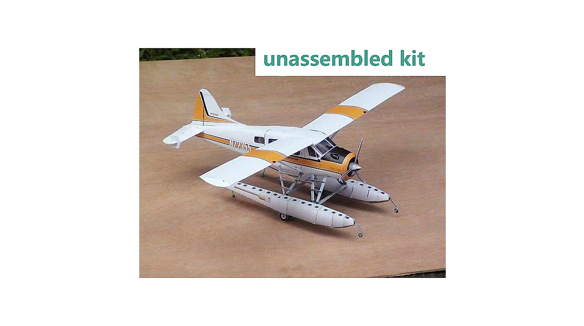 Build the TECKEEN DHC-2 Beaver Seaplane Model Kit