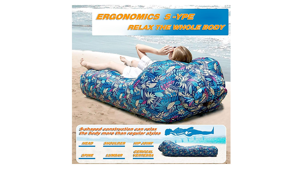 Portable Inflatable Air Cushion for Indoor & Outdoor Comfort