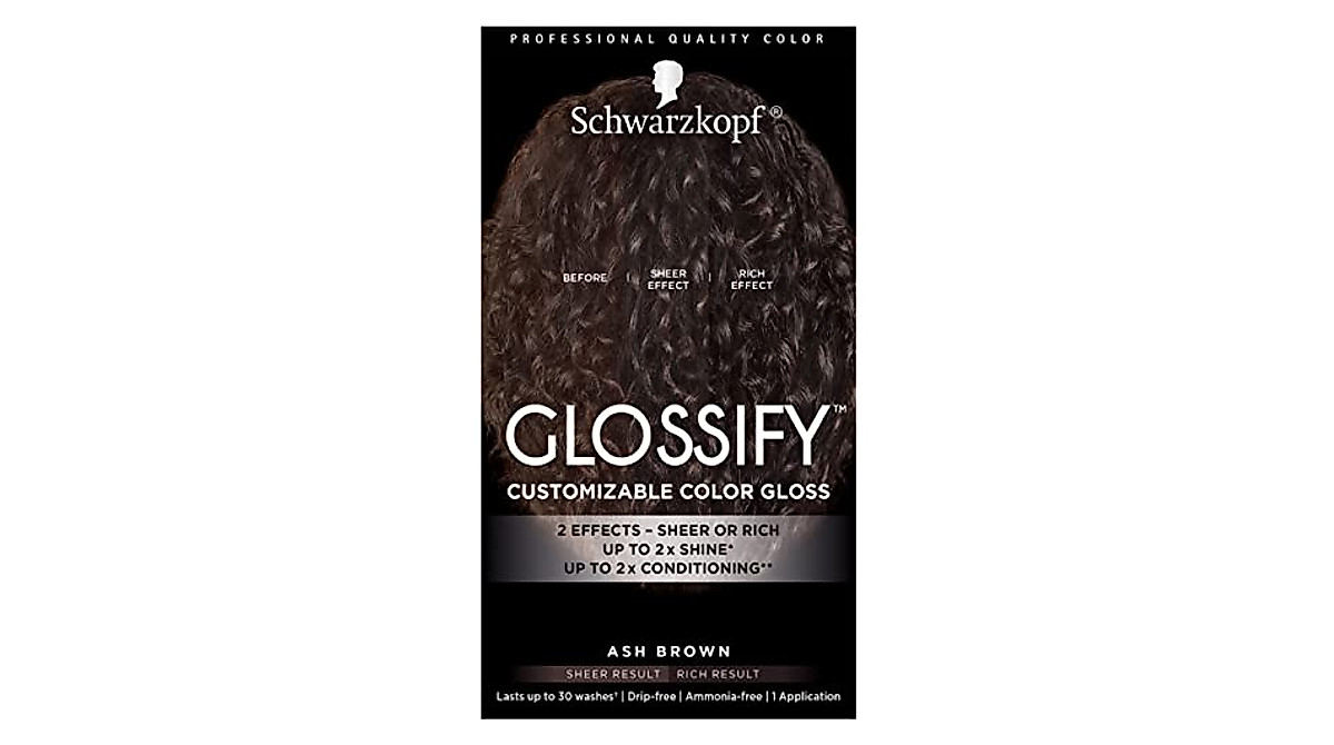 Schwarzkopf Glossify Color Gloss for Vibrant Ash Brown