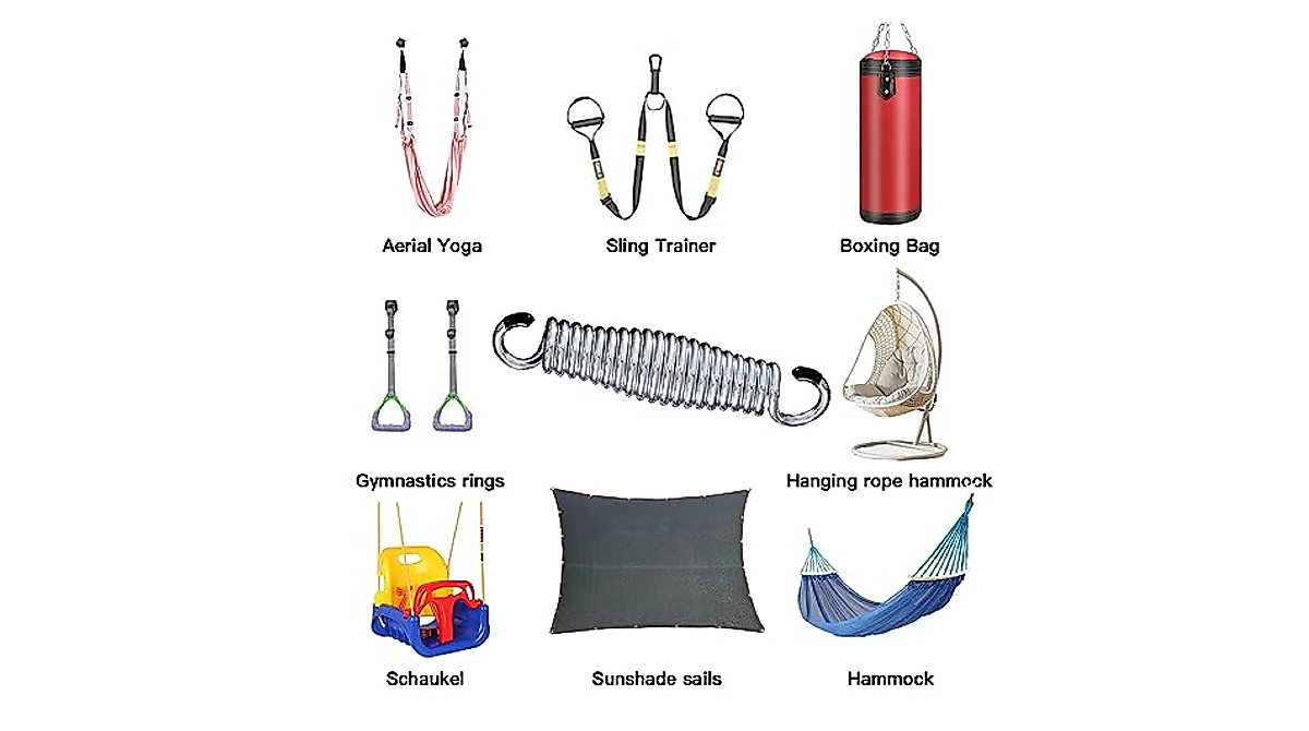 Heavy Duty Porch Swing Springs - Supports up to 1300lbs | WILD MAN