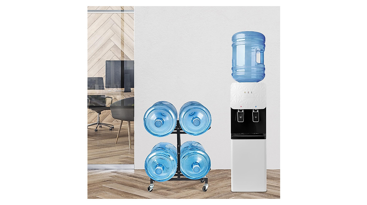 ZOMICE 5 Gallon Water Jug Holder with Wheels