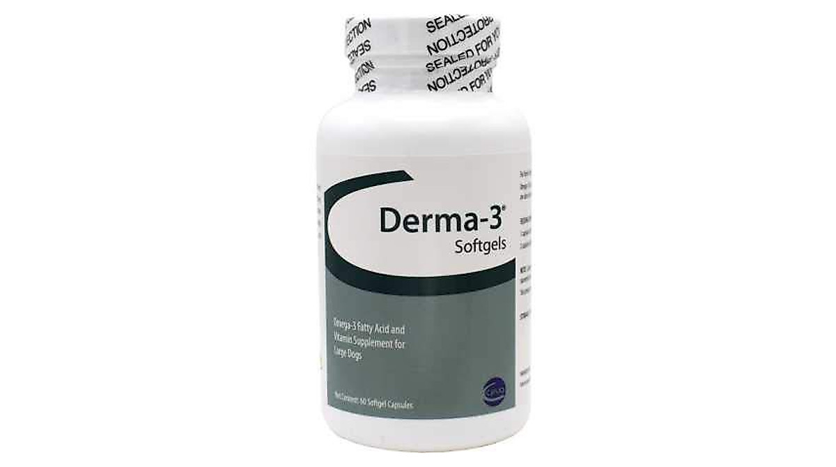 Derma3 Large Breed Softgels for Healthy Skin