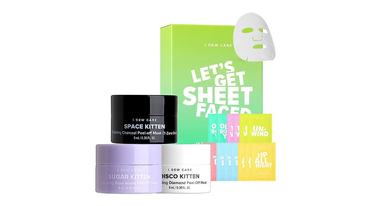 I DEW CARE Let’s Get Sheet Faced Mask Bundle | Hydrate & Brighten Skin