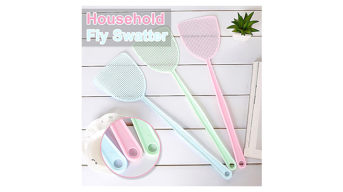 Cute Colorful Fly Swatter - Lightweight and Effective