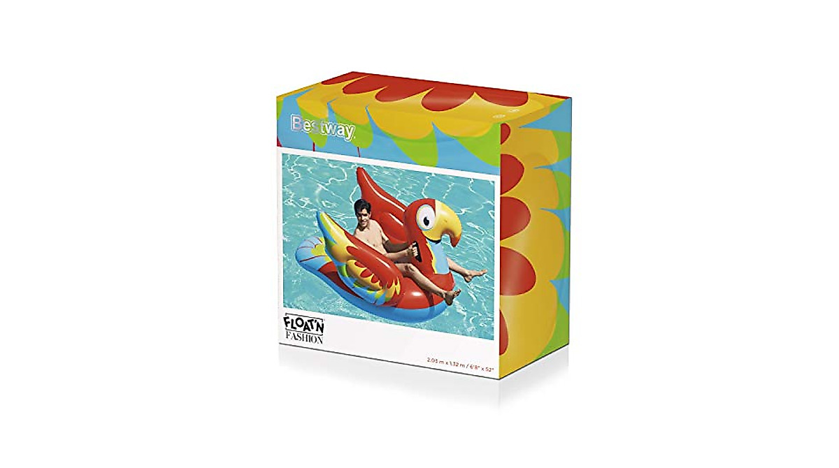 Bestway Peppy Parrot Inflatable Pool Lounger – Fun & Durable Water ...