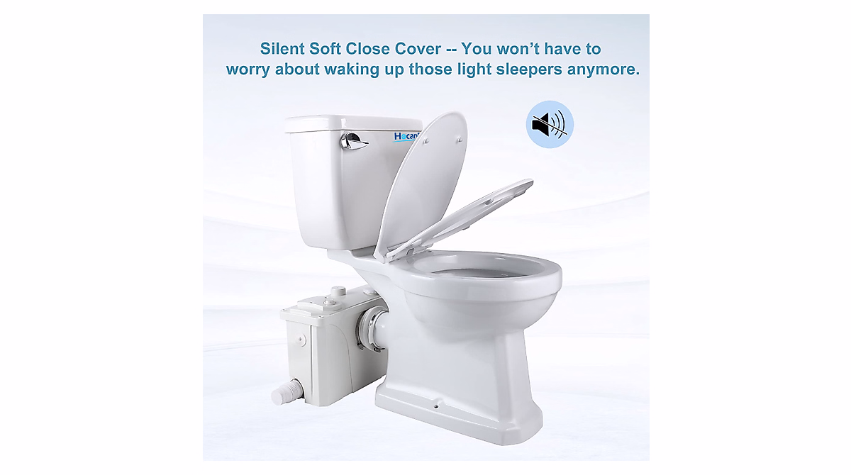 Upflush Macerating Toilet System for Easy Install