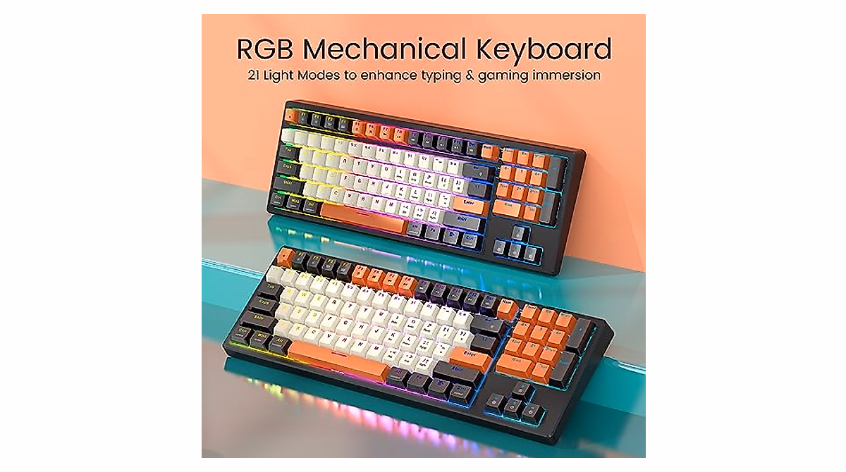 Hot-Swap RGB Mechanical Keyboard w/ Number Pad & Gasket