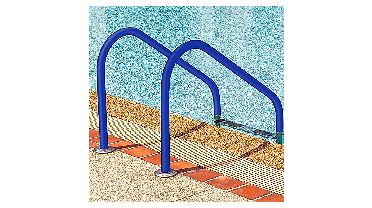 Frantie 10 Feet Blue Pool Hand Rail Cover - Slip-Resistant & Insulating