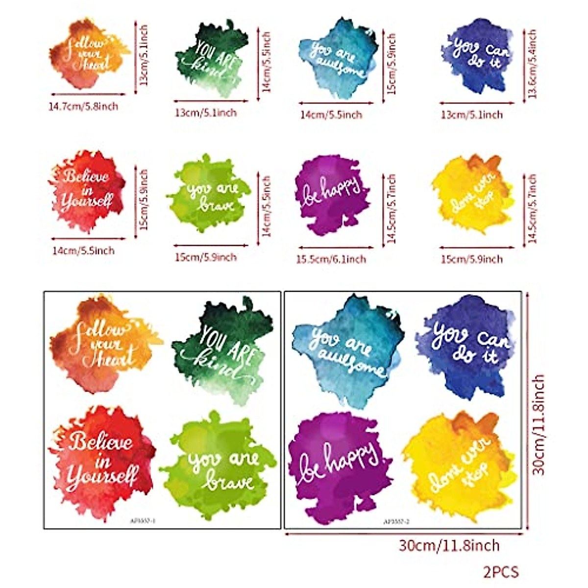 Inspirational Wall Decals for Kids Rooms - NXUEBDU