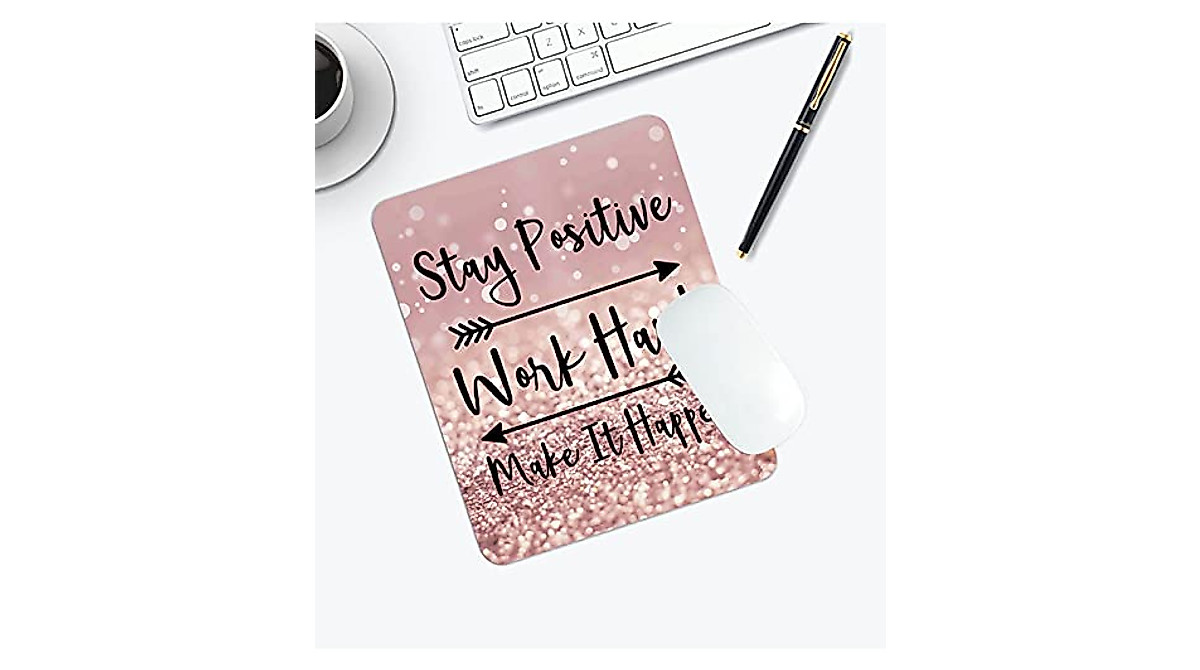 Inspirational Amcove Gaming Mouse Pad - Stay Positive