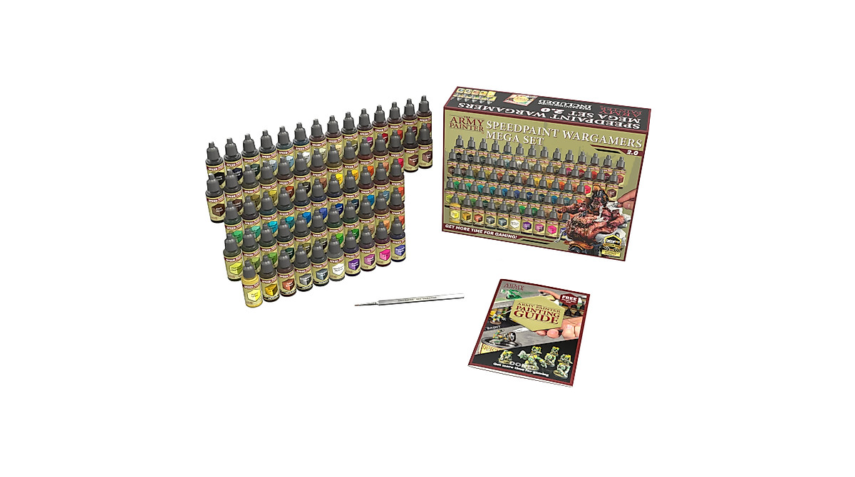 Army Painter Speed Paint Mega Set | 60 Acrylics for Miniatures