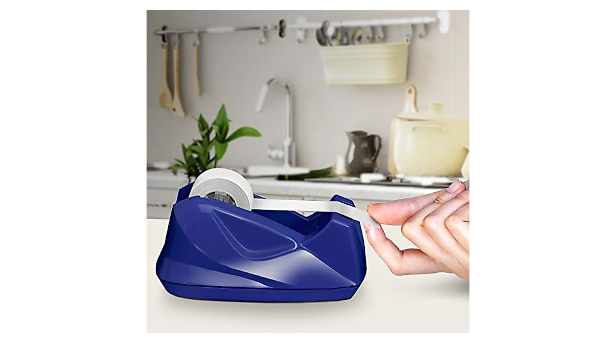 Acrimet Klebebandabroller Lila - Premium Desktop Abroller Mit Rutschfester Basis