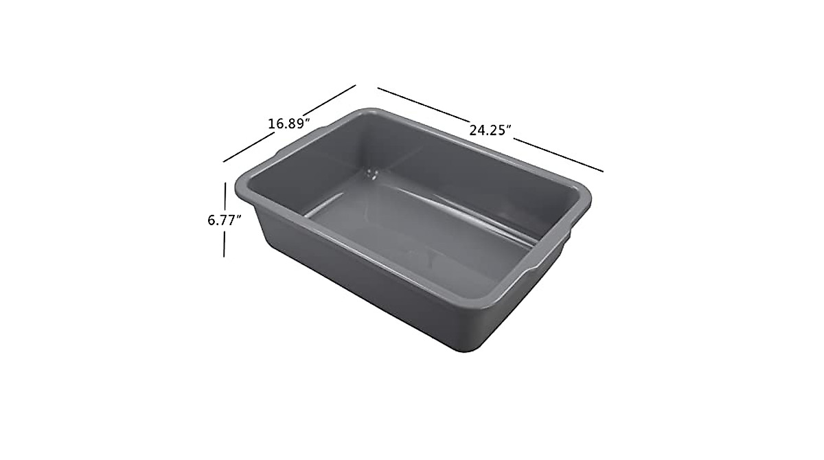 Waikhomes 4-Pack 35L Grey Utility Bus Box Set