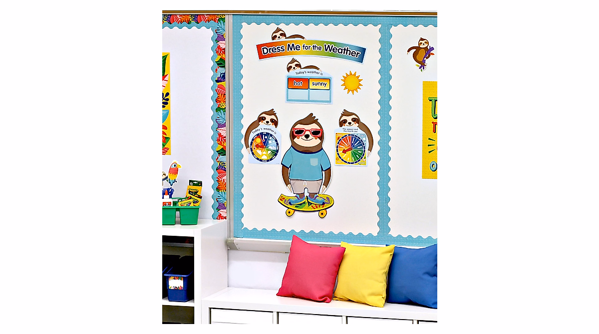 Carson Dellosa Weather Bulletin Board Set for Classroom & Homeschool