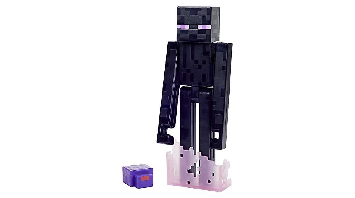 Mattel Minecraft Craft-A-Block Enderman Action Figure