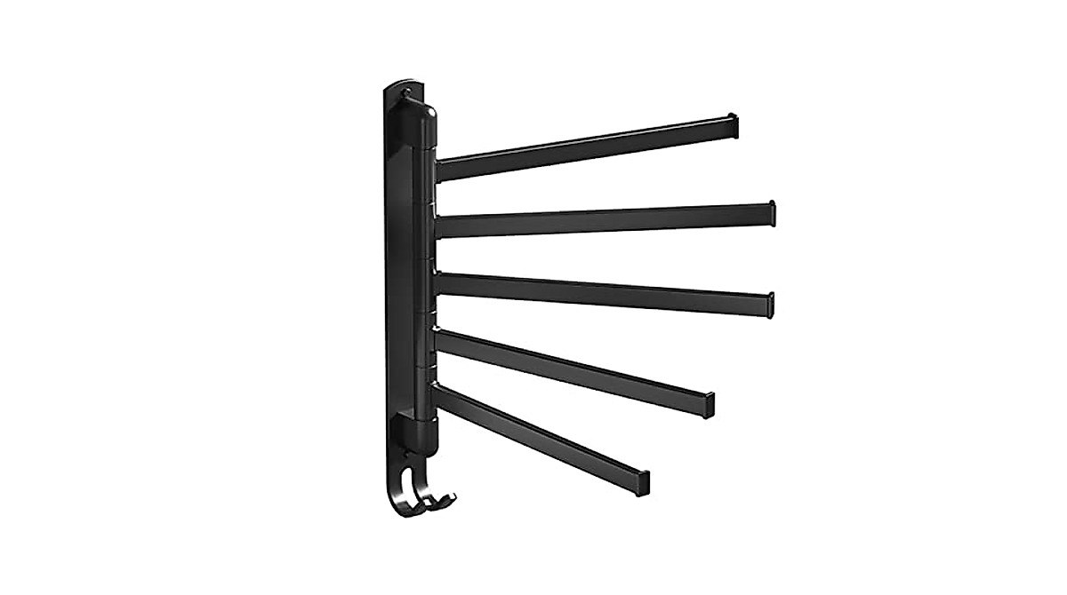 Upgrade Your Bathroom with 4-in-1 Swivel Towel Rack