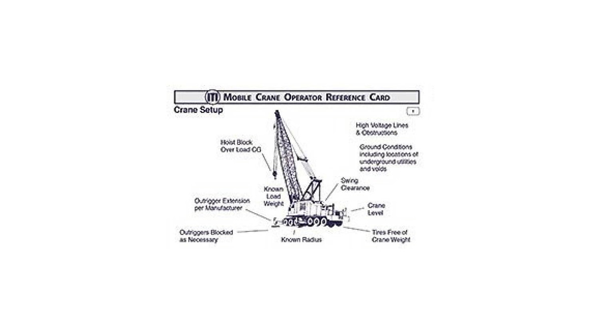 Mobile Crane Operator Reference Card: Pocket Safety Guide