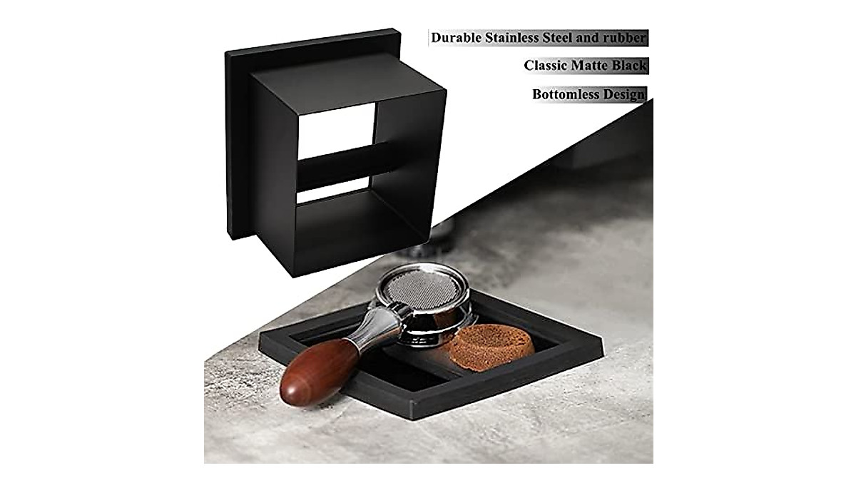 DIBTSA Coffee Knock Box Chute - Durable Stainless Steel Waste Solution
