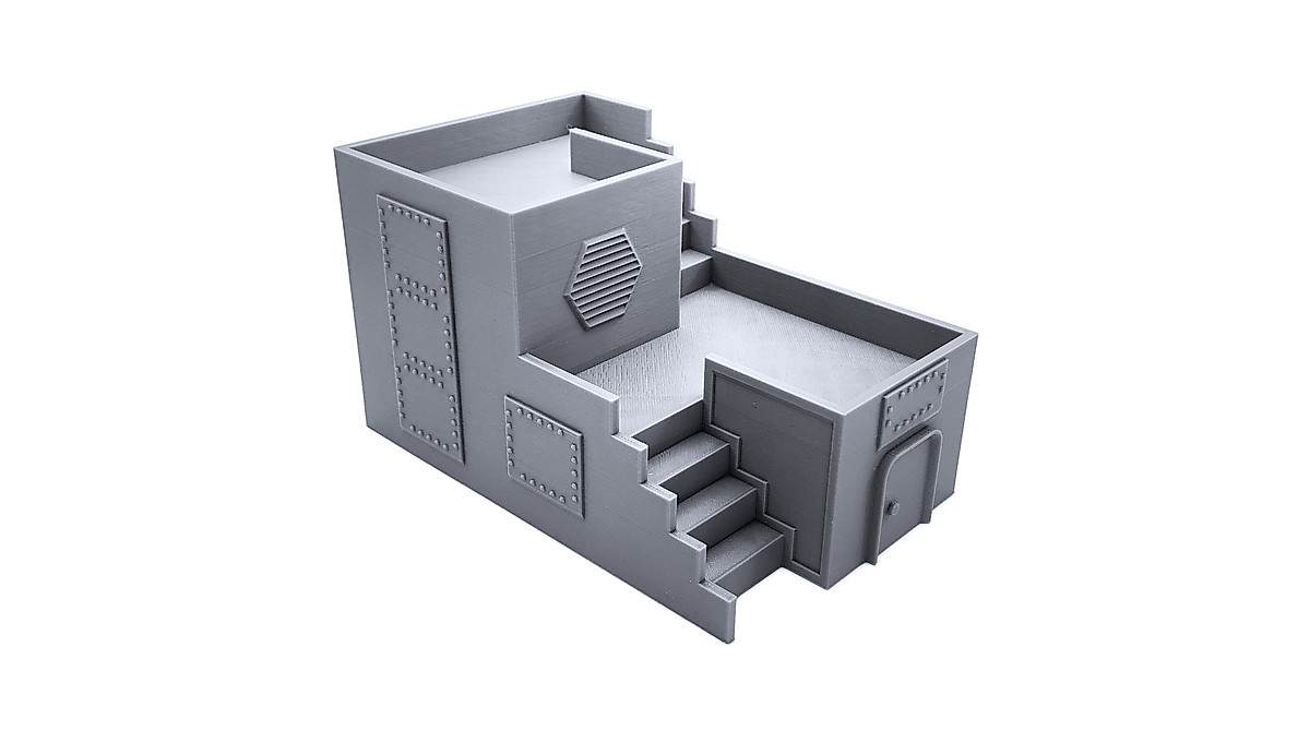 EnderToys Two Story Base - Miniature Terrain Set - 28mm Scale Scenery ...