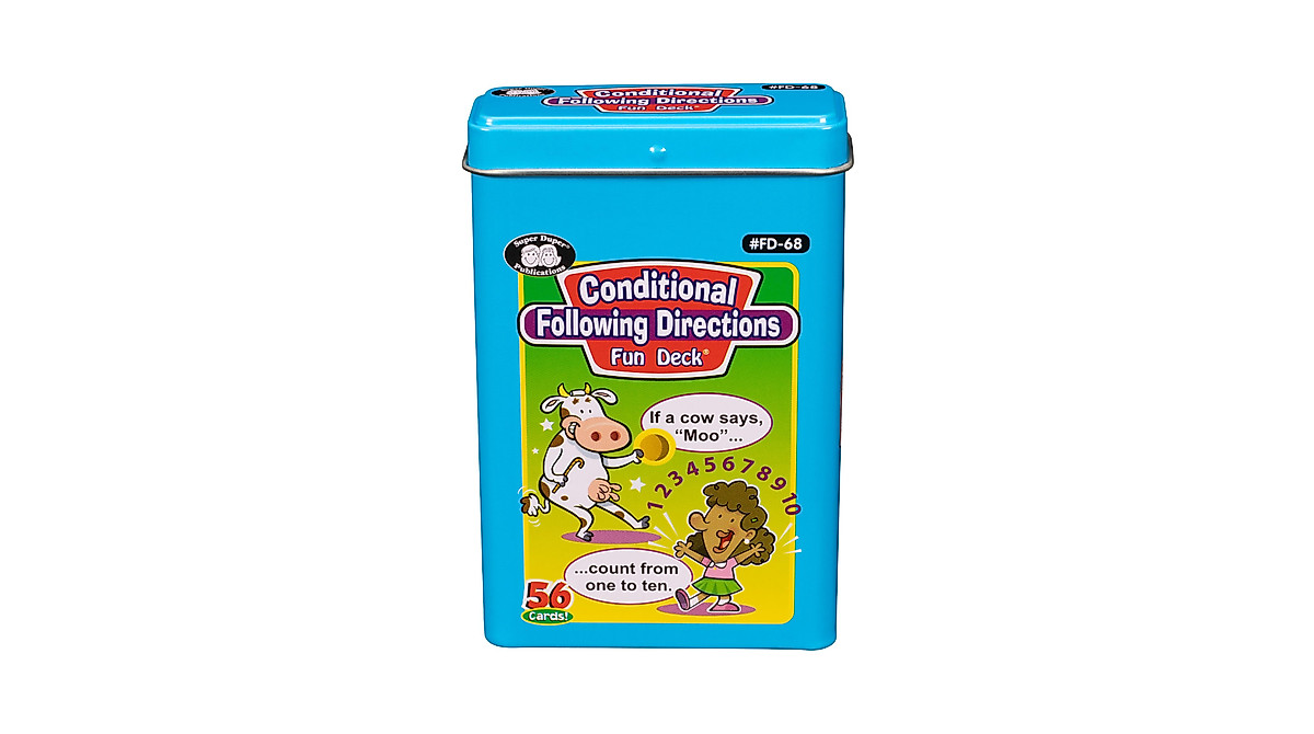 Conditional Following Directions Fun Deck Flash Cards