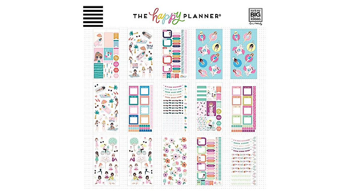 Me & My Big Ideas Squad Goals Sticker Pack for Classic Happy Planner