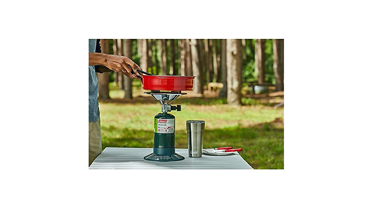 Coleman Gas Stove - Portable 10,000 BTU Camp Stove with Adjustable Burner