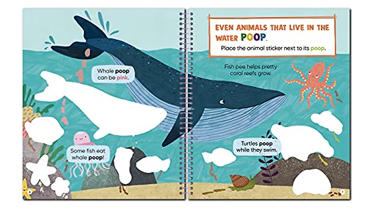 We Poop on the Potty Sticker Activity Book for Kids