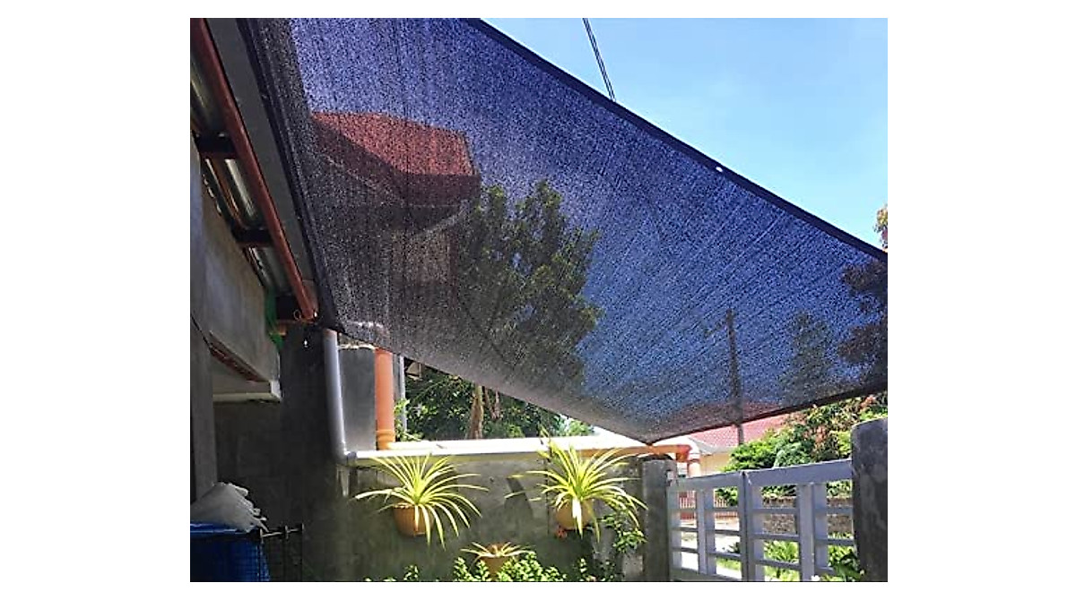 Abrotain Black Shade Cloth 10x10 Sun Shade for Gardens & Patios
