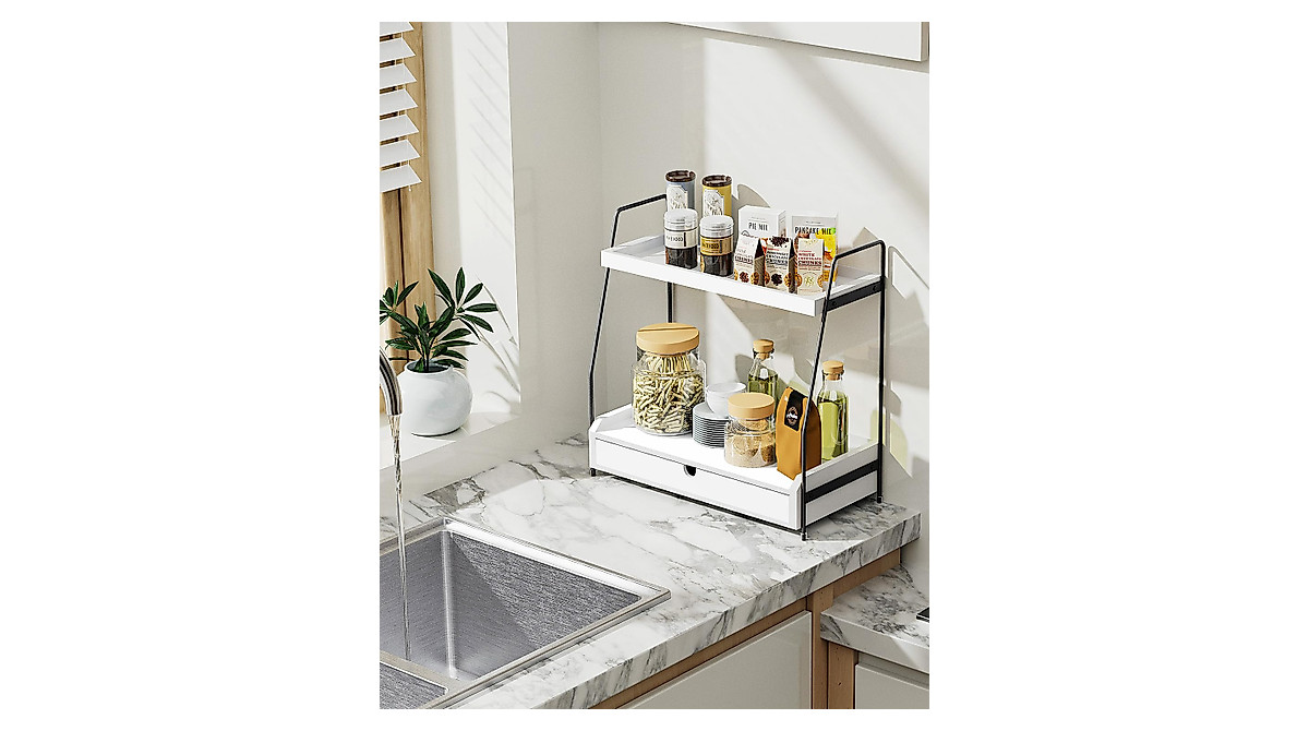 MONVANE 2-Tier Bathroom Organizer - Stylish & Practical