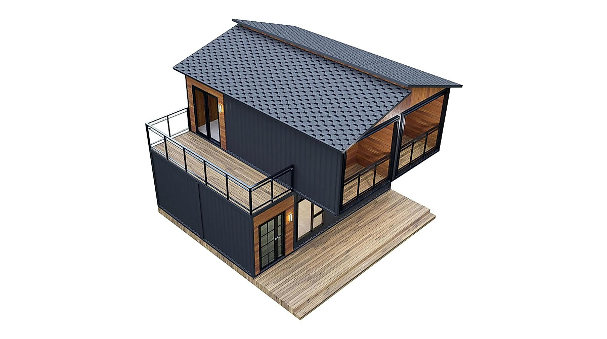 Portable Foldable Tiny Home | Barn House with Bath & Kitchen