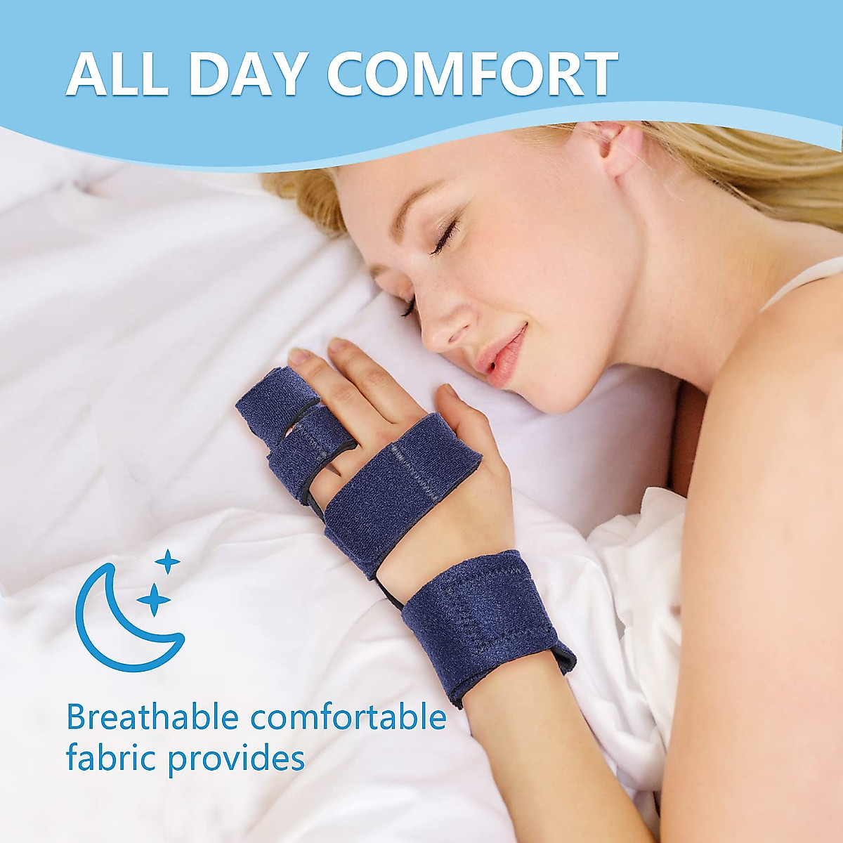 joingood 2 Finger Splint: Adjustable Trigger Support