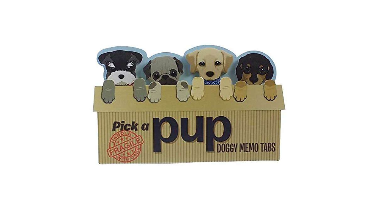 Pick a Pup Memo Tabs - Adorable Puppy Sticky Notes for Organization