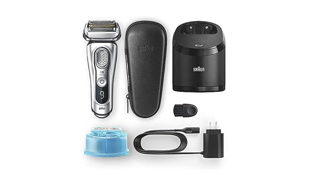 Braun Series 9 9390cc Electric Razor - Wet & Dry, Waterproof & Precision