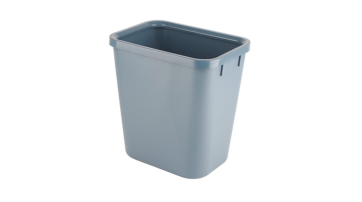 8L Rectangular Plastic Waste Bin for Home & Office